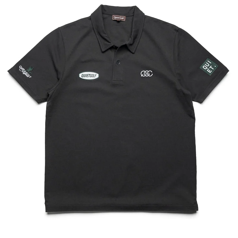 Quiet Golf Tour Polo - Black