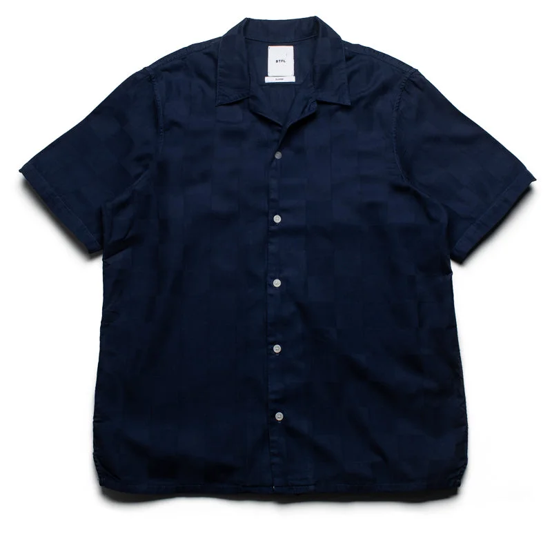 BTFL Checkered Sport Shirt - Indigo